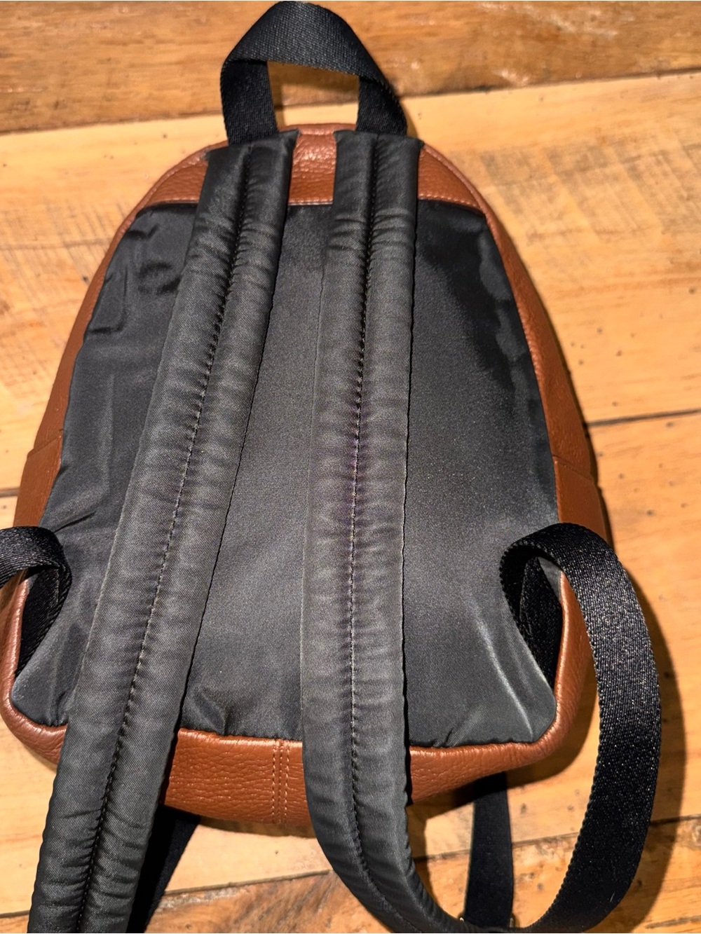 Coach F28995 Mini Charlie Backpack Bag In Saddle Brown Like New - Picture 4 of 5